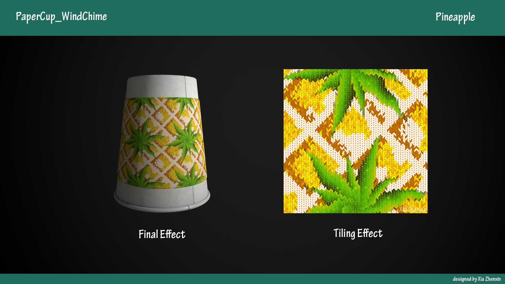 Alpaca - Paper cup wind chimes design