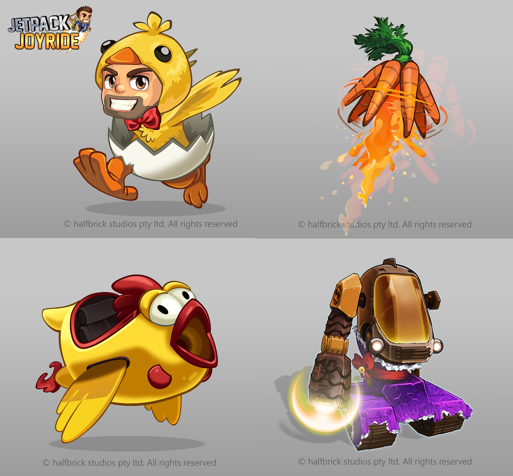 ArtStation - Jetpack Joyride - Seasonal Update Skins