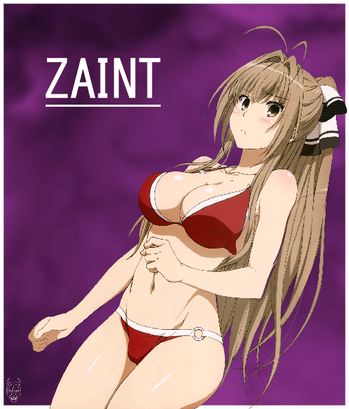 Artstation Zaint Steam Artwork Anime Girl In Bikini Lucas Leiva