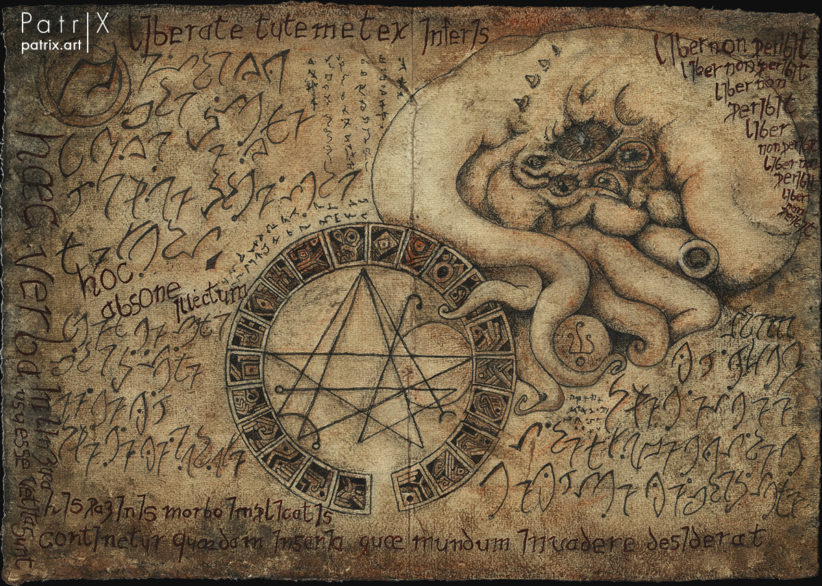 48+ H P Lovecraft Necronomicon Art Images