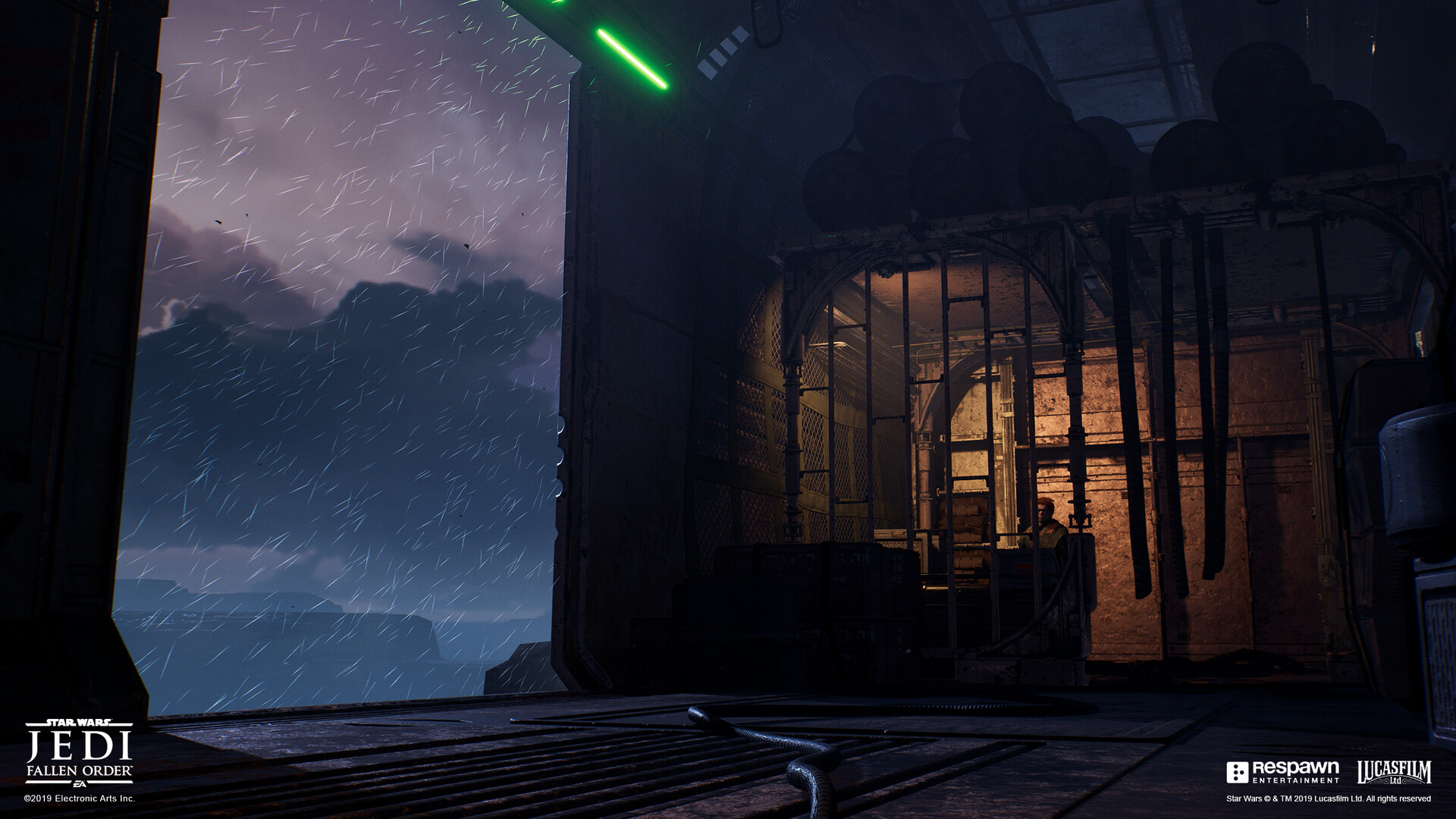 Artstation Star Wars Jedi Fallen Order Bracca Cargo Train