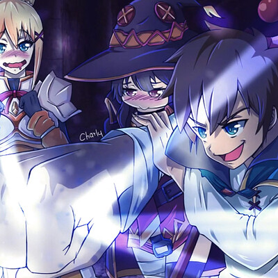Charly animestation konosuba dibujo 2