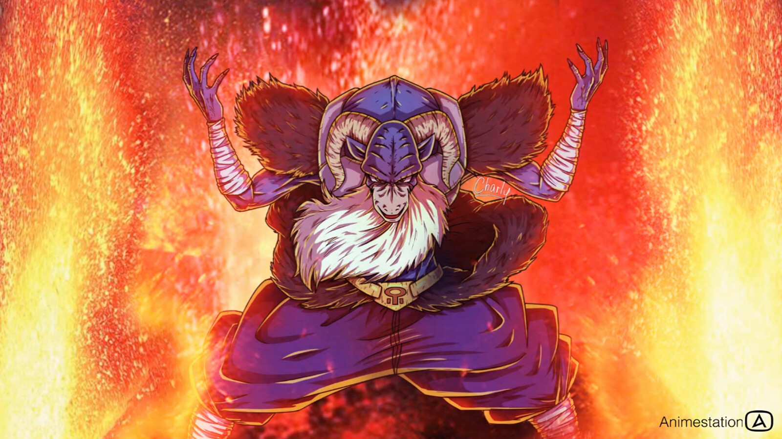 Artstation Moro Dragon Ball Super Manga Charly Animestation