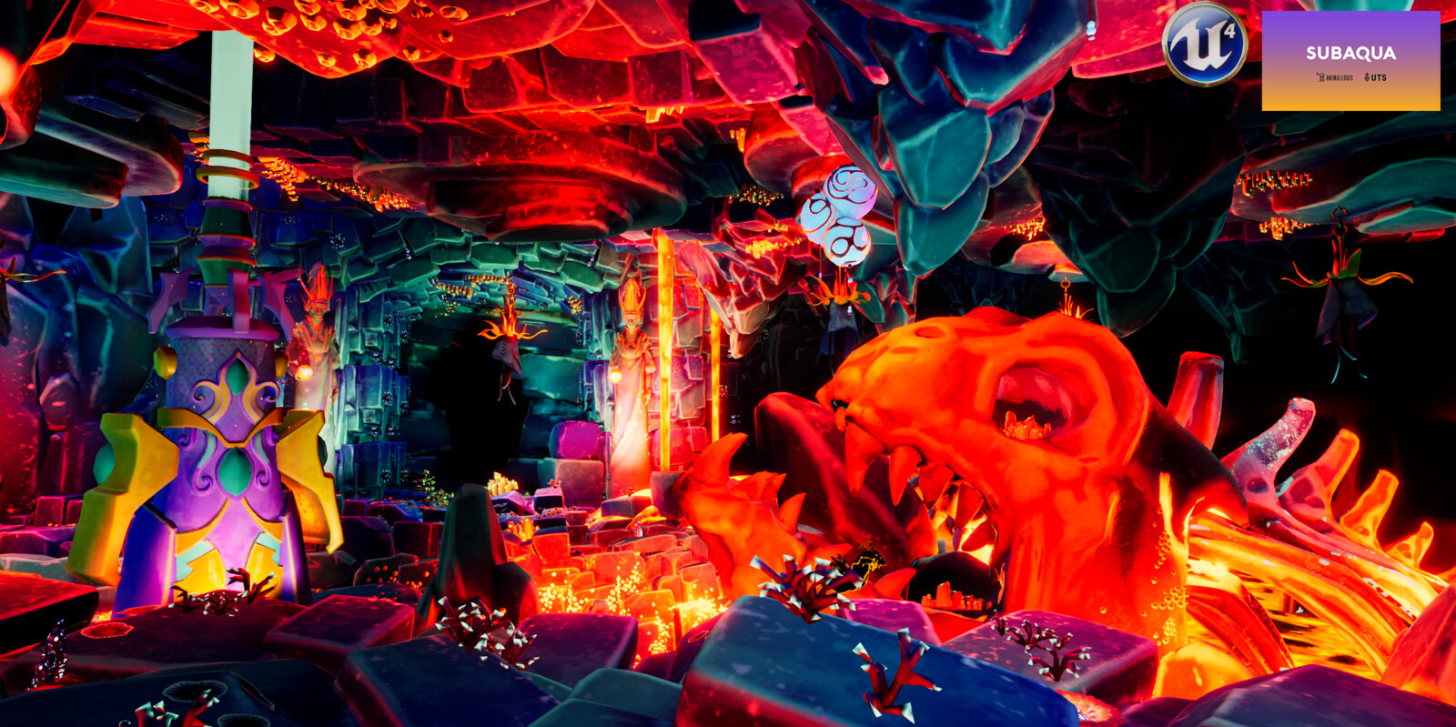 Cave Section: Lighting and Layout