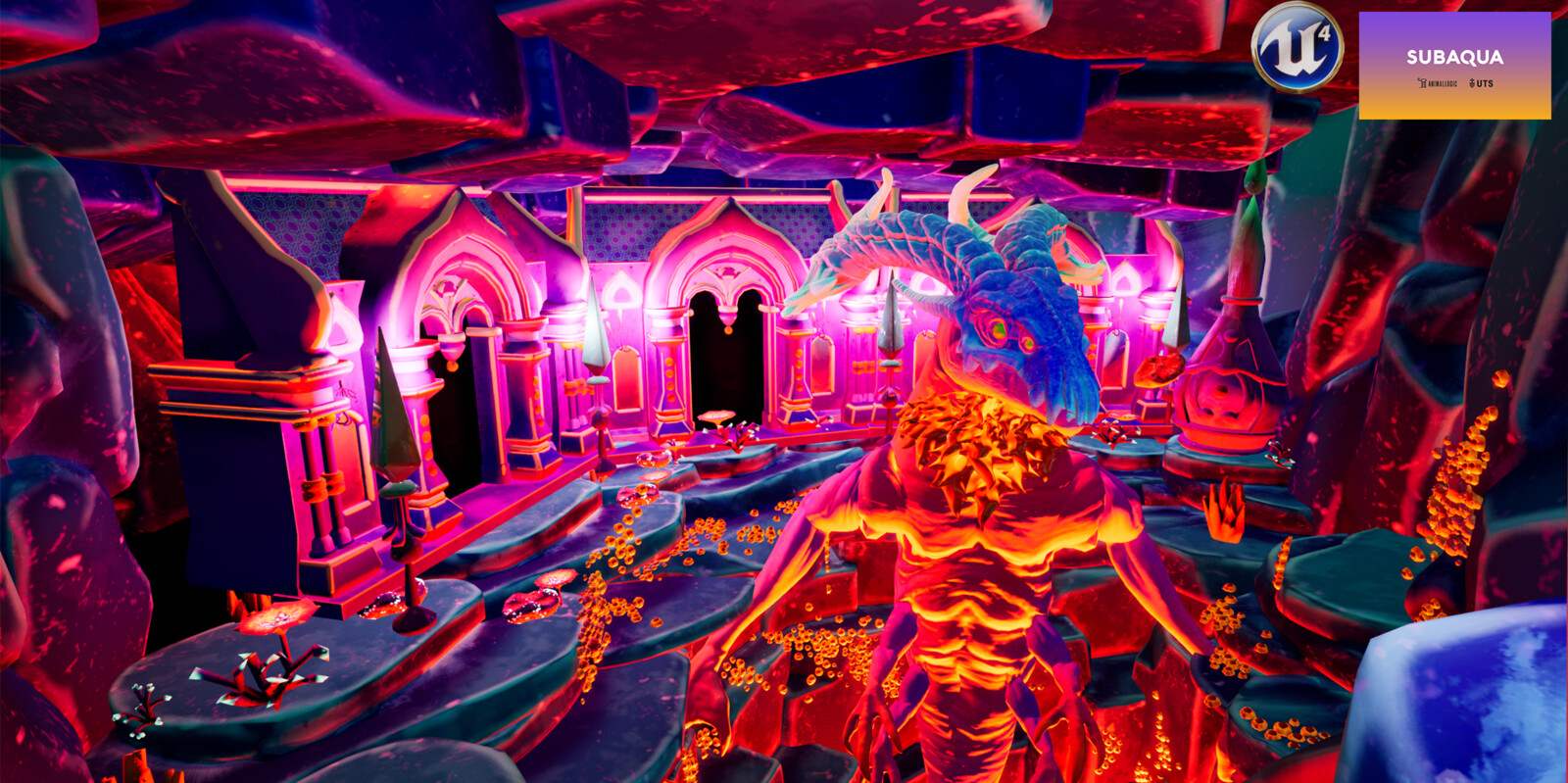 Cave Section: Lighting and Layout