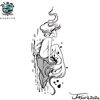 Artstation 風神雷神 刺青設計 Raijin Fujin Tattoo Design Jason Liu