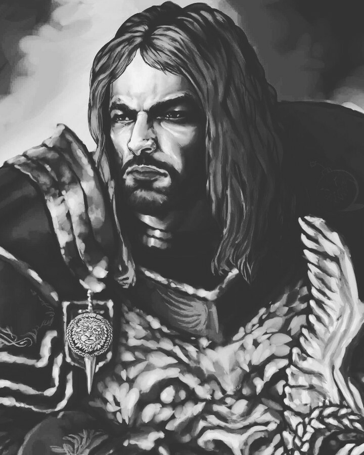 Artstation Primarch Lion El Jonson Of The Dark Angels