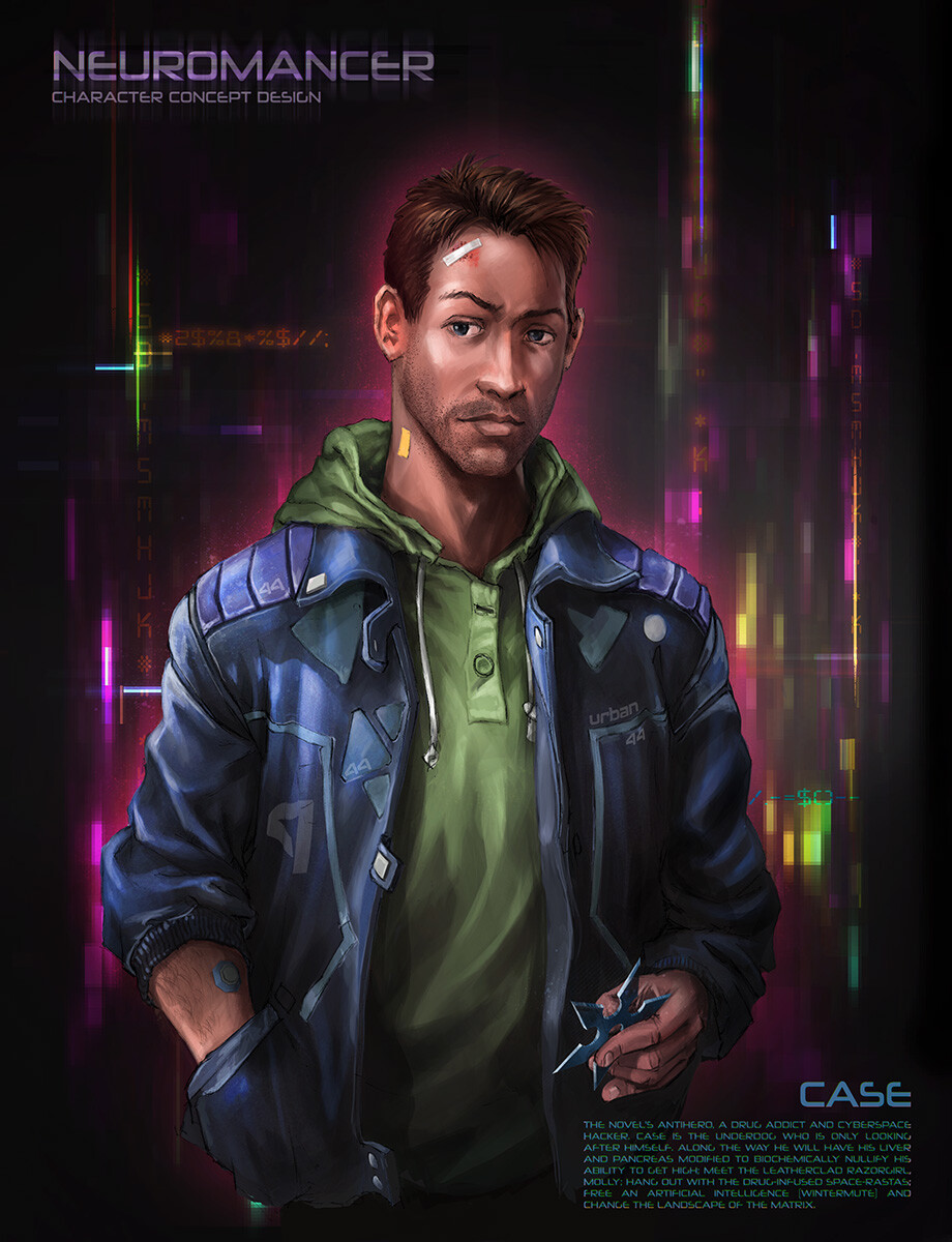 NEUROMANCER - character concept design