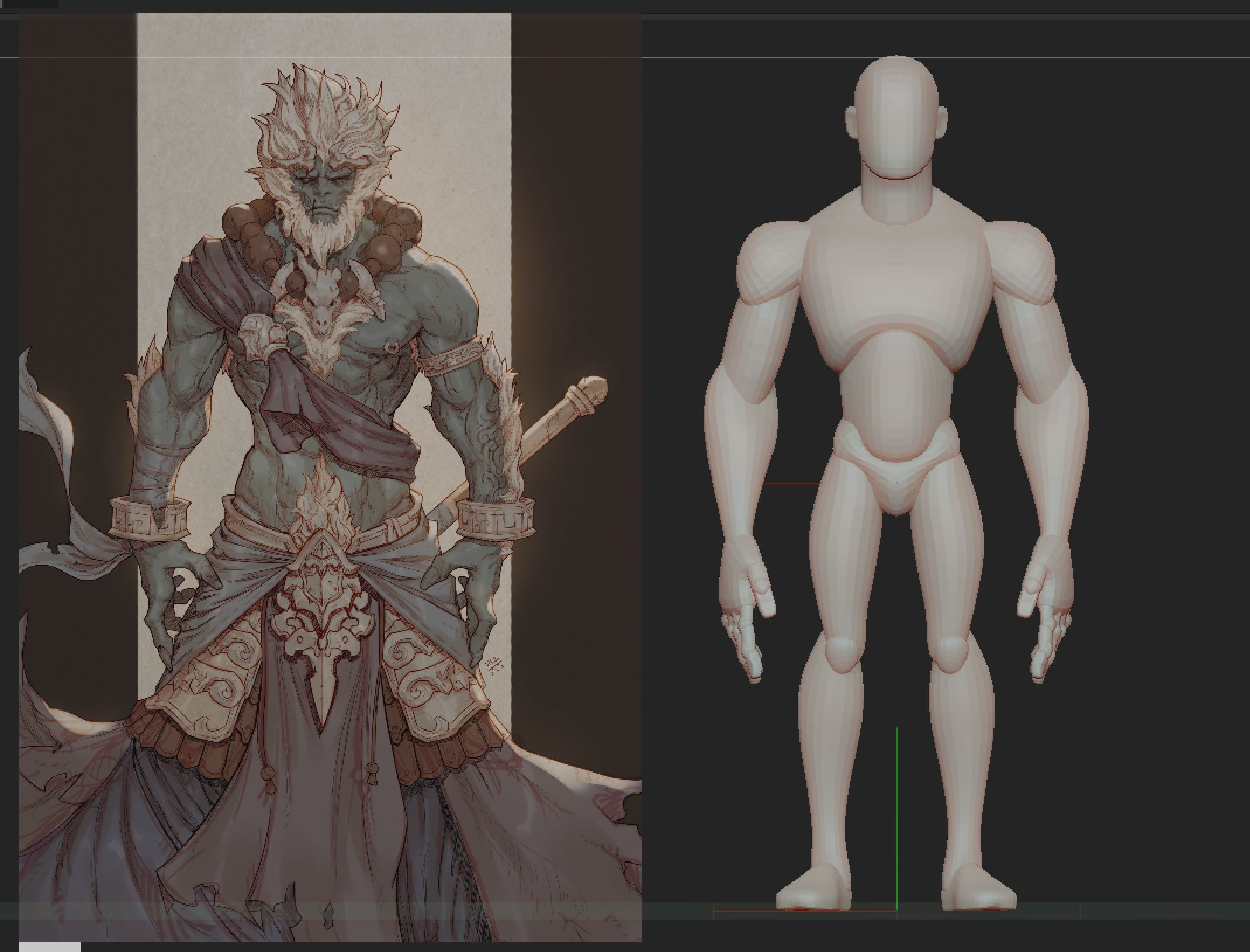 Miguel Gallardo Son Wukong Work In Progress Miguel Gallardo Son Wukong Work In Progress