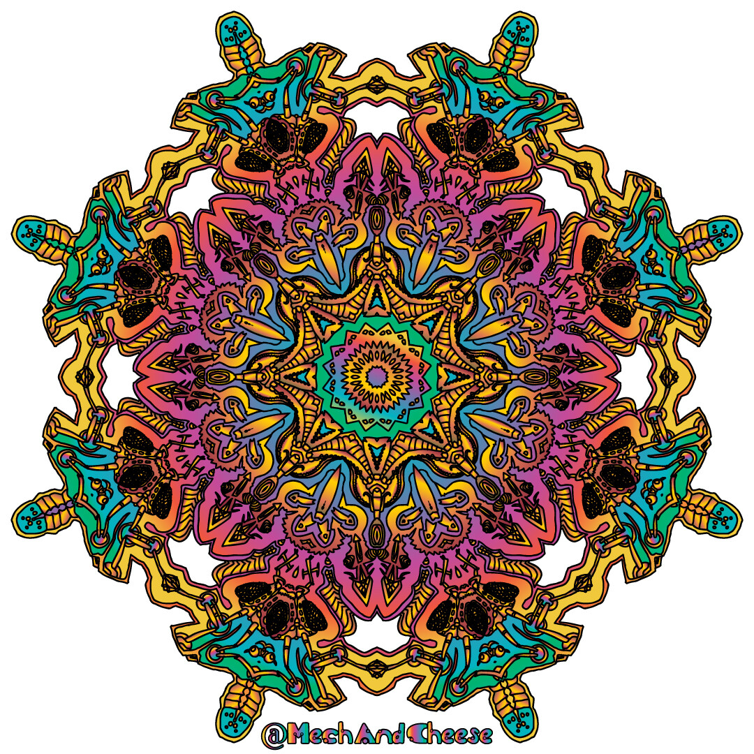 Jeroen Hartenberg - Mandala Kaleidoscopes // Digital Art