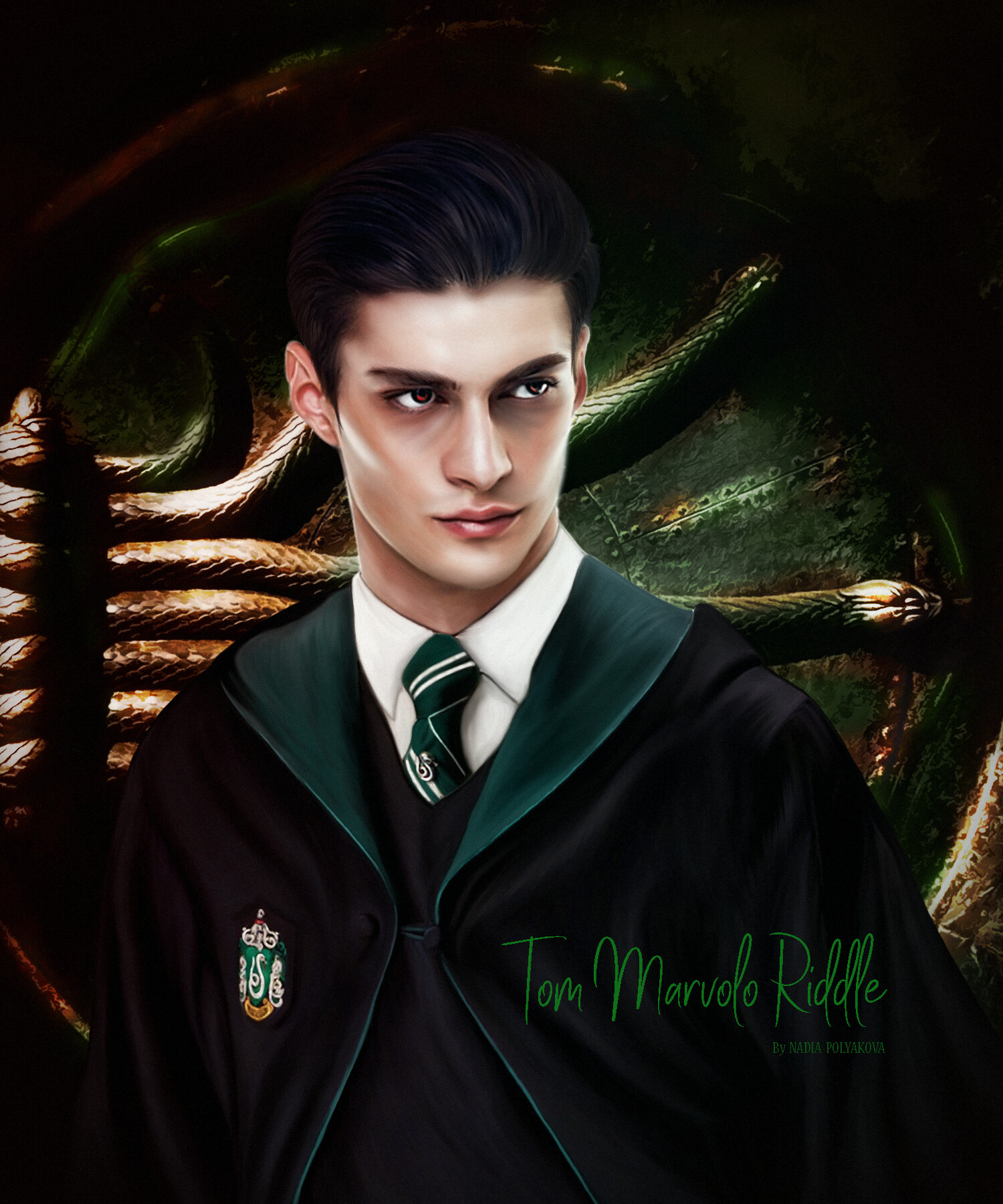 Artstation Tom Marvolo Riddle Nadia Polyakova