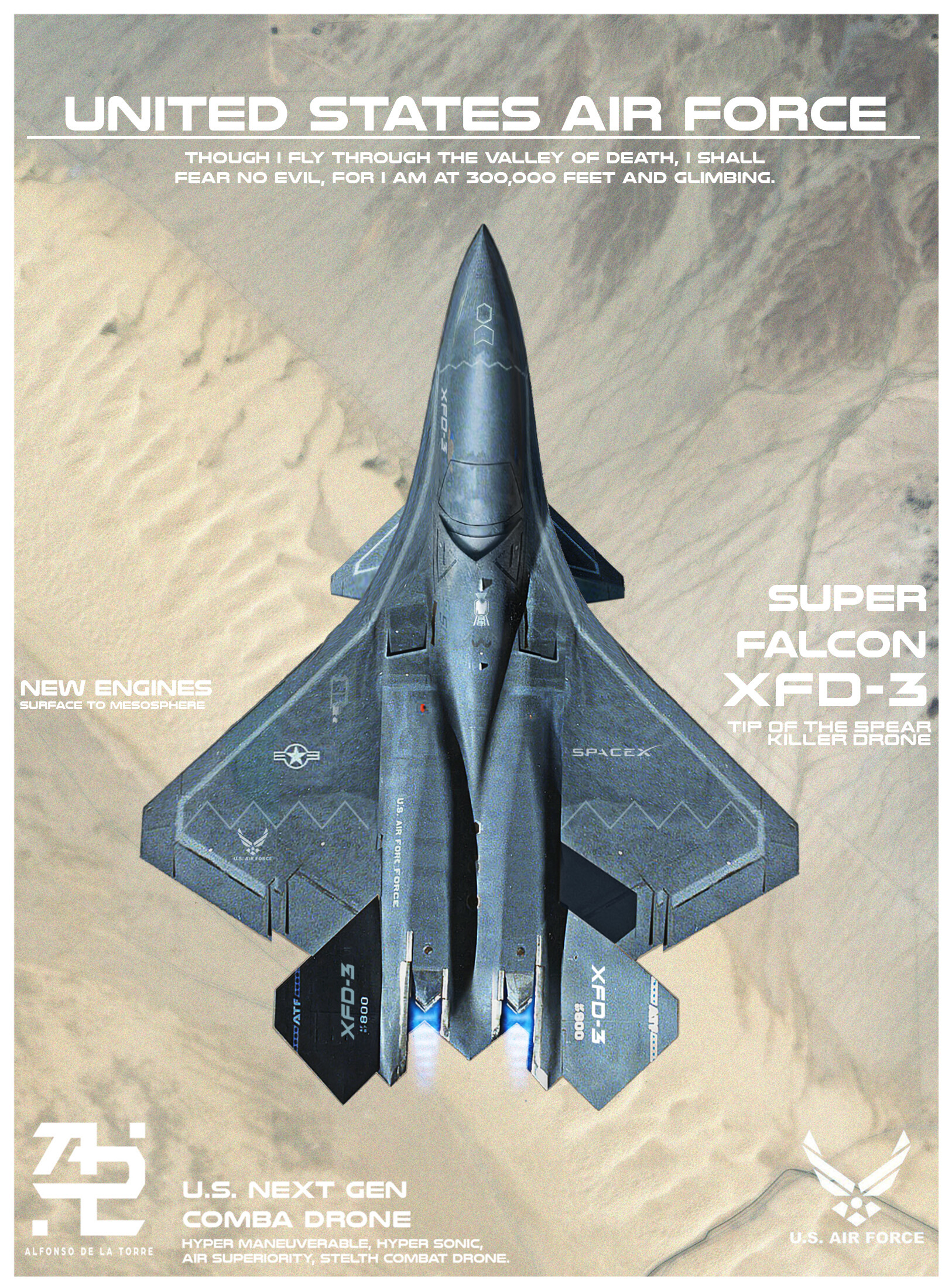 Alfonso de la Torre XFD 3 Super Falcon