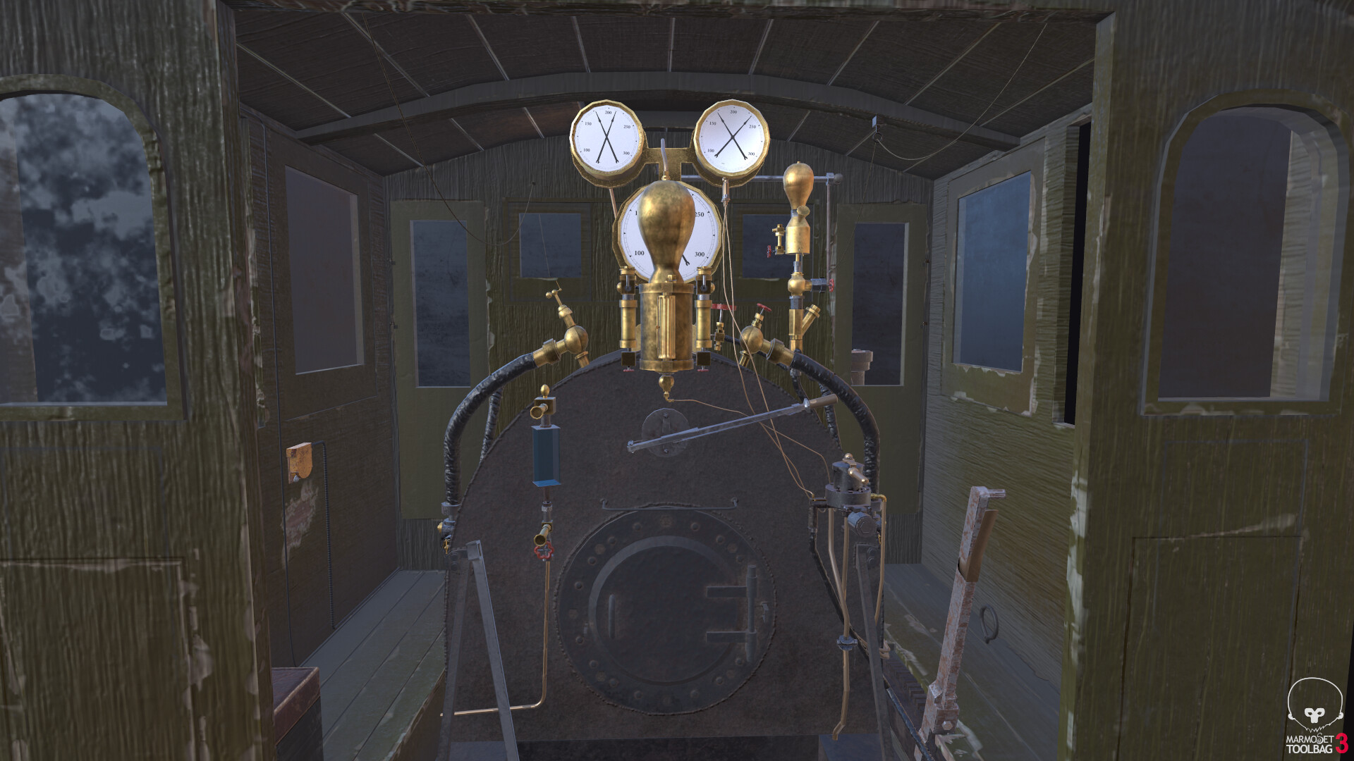 Ant Zero - WILD WEST LOCOMOTIVE for realtime engine