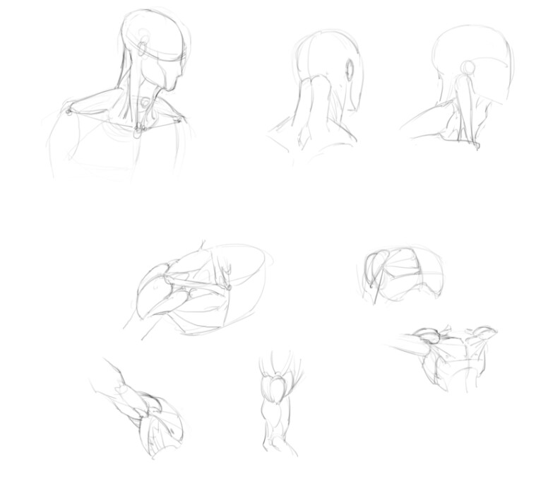 Artstation Drawing Pratice 2018 2019 Eugene Zhang