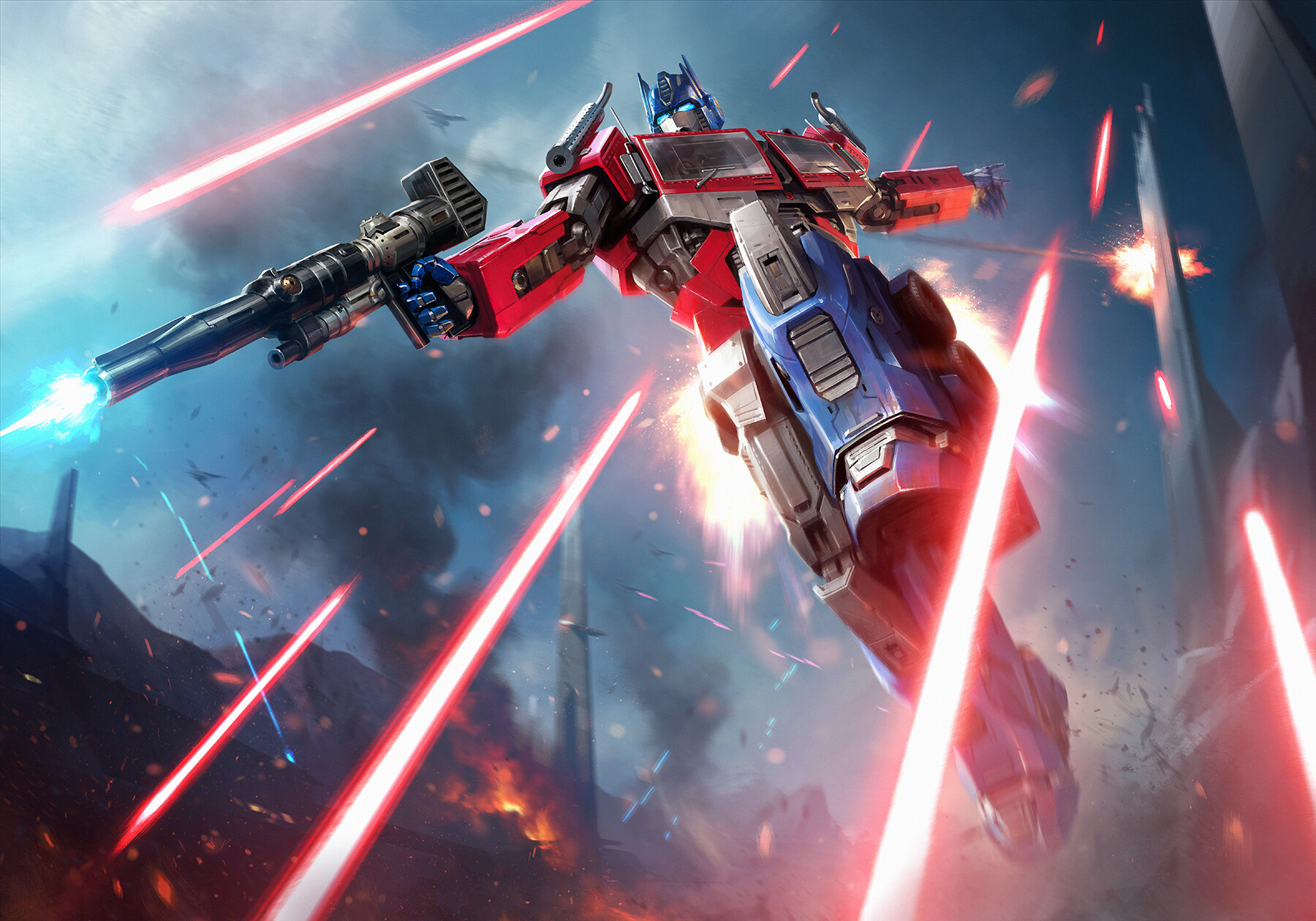 Darren Tan - G1 Optimus Prime Art Print (Sideshow Collectibles)