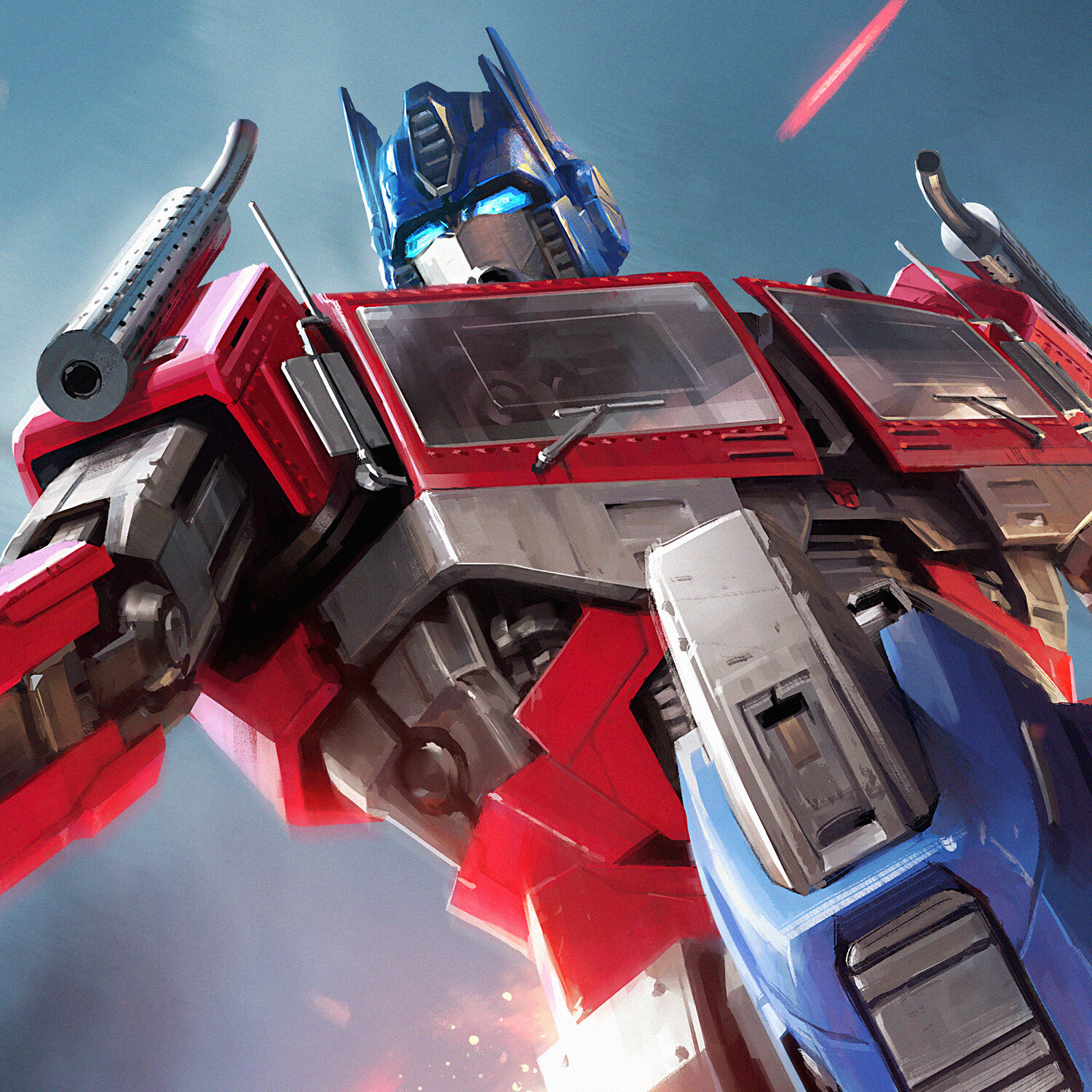 Artstation G1 Optimus Prime Art Print Sideshow Collectibles