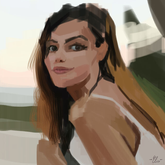 Artstation Marzia Painting Digital Speed Painting Zue Breton