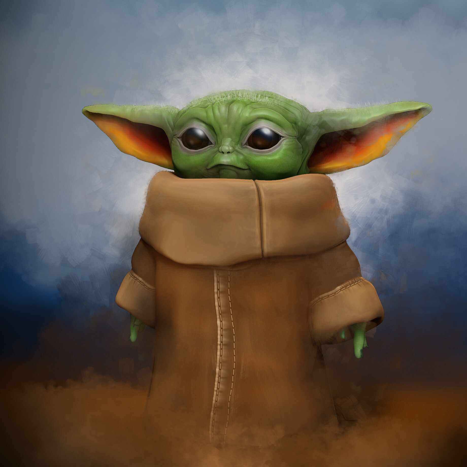 Artstation Just Another Baby Yoda Fanart Matheus Dalla Artstation Just Another Baby Yoda Fanart Matheus Dalla