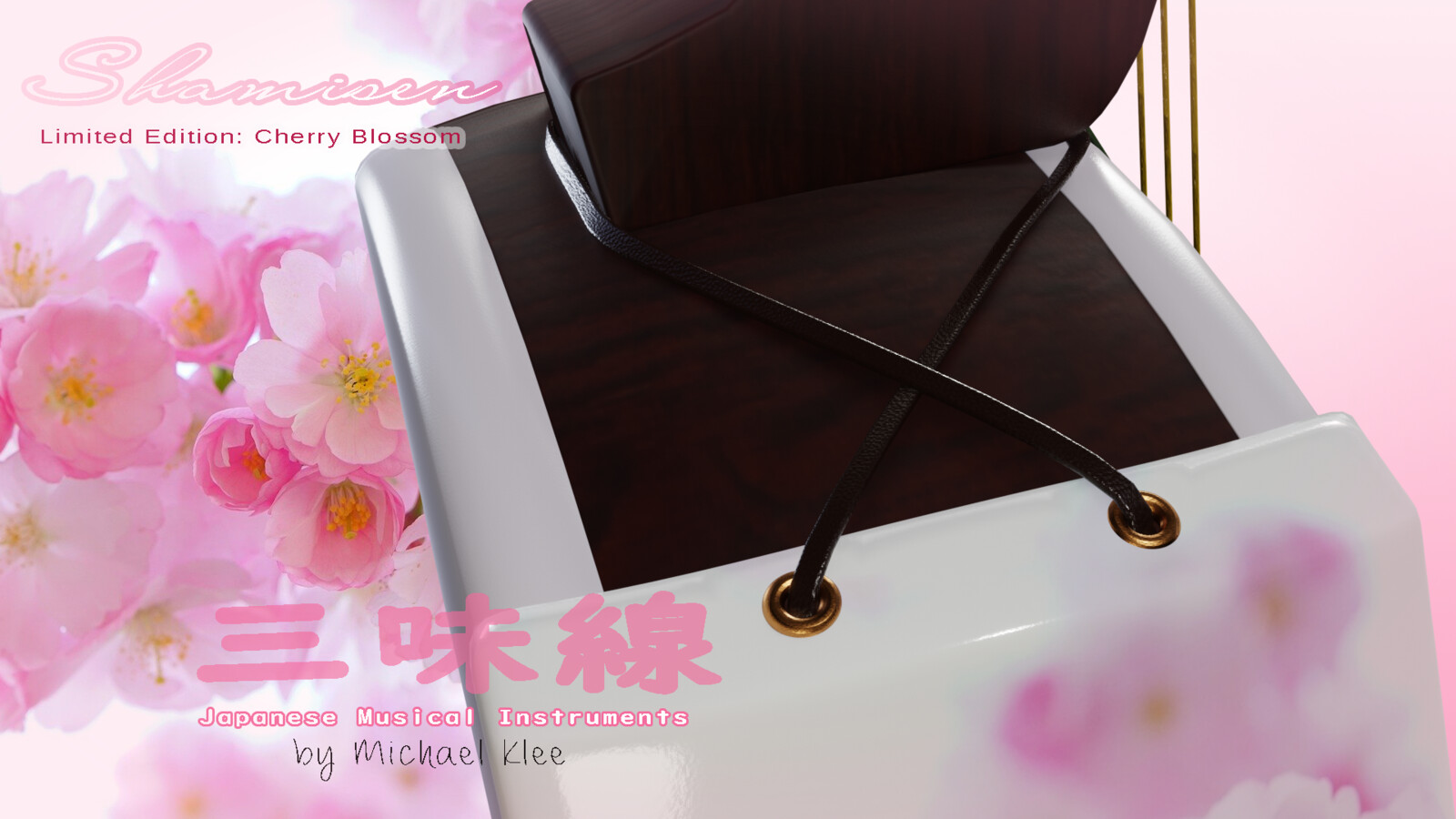 The shamisen 三味線 / cherry blossom edition Layer 5 Leather