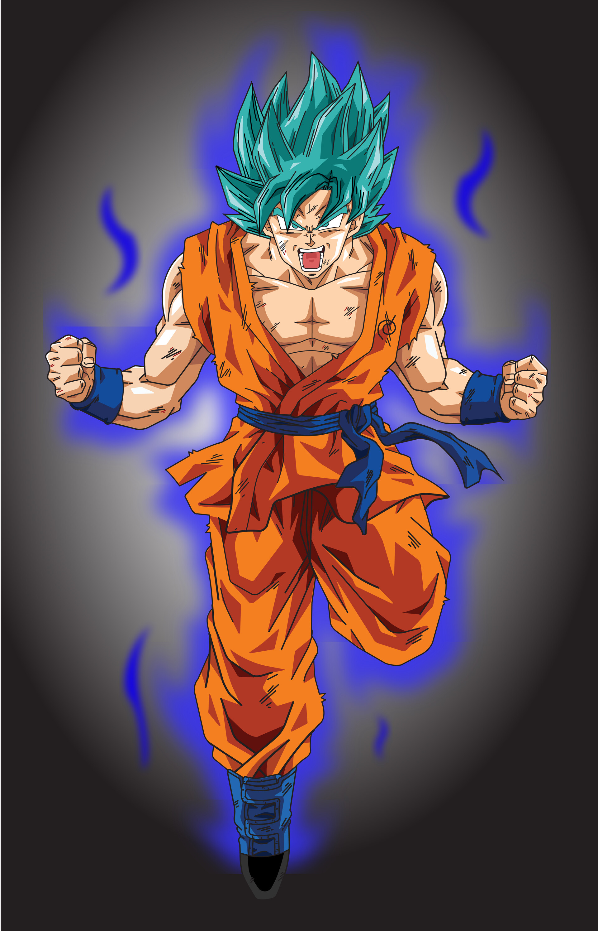 omkar bilwankar - Goku Super Saiyan Blue