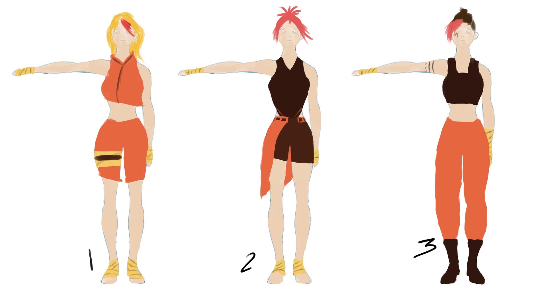 ArtStation - Character Design exercise: Reika