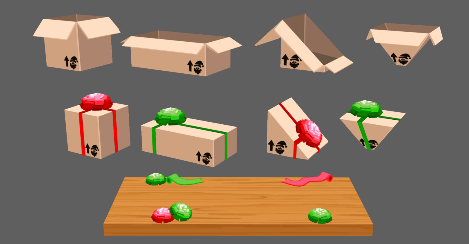 All the weird shaped boxes (to make it more fun and increase the difficulty)