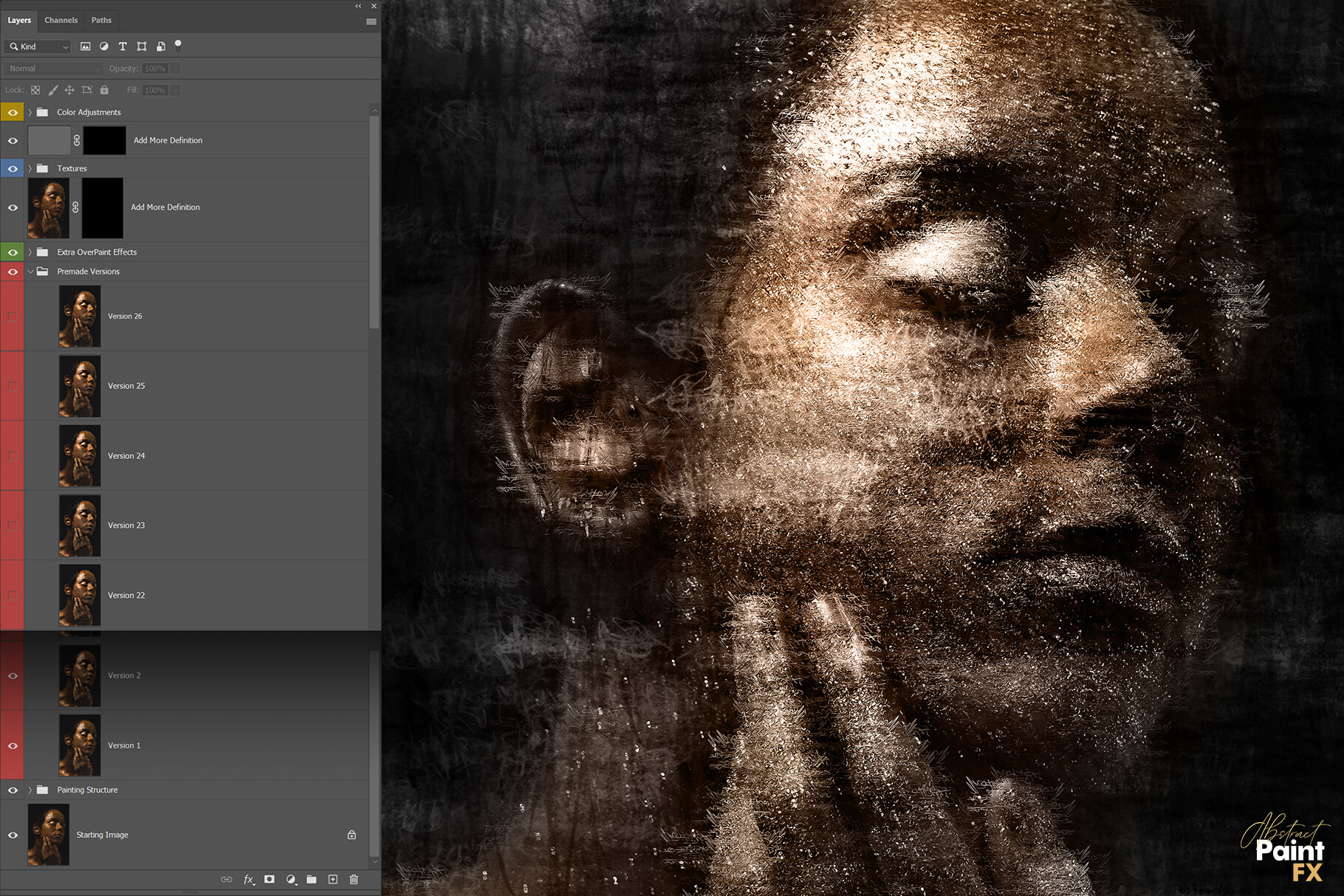 Artstation Abstract Paint Fx Photoshop Plugin Actionscript