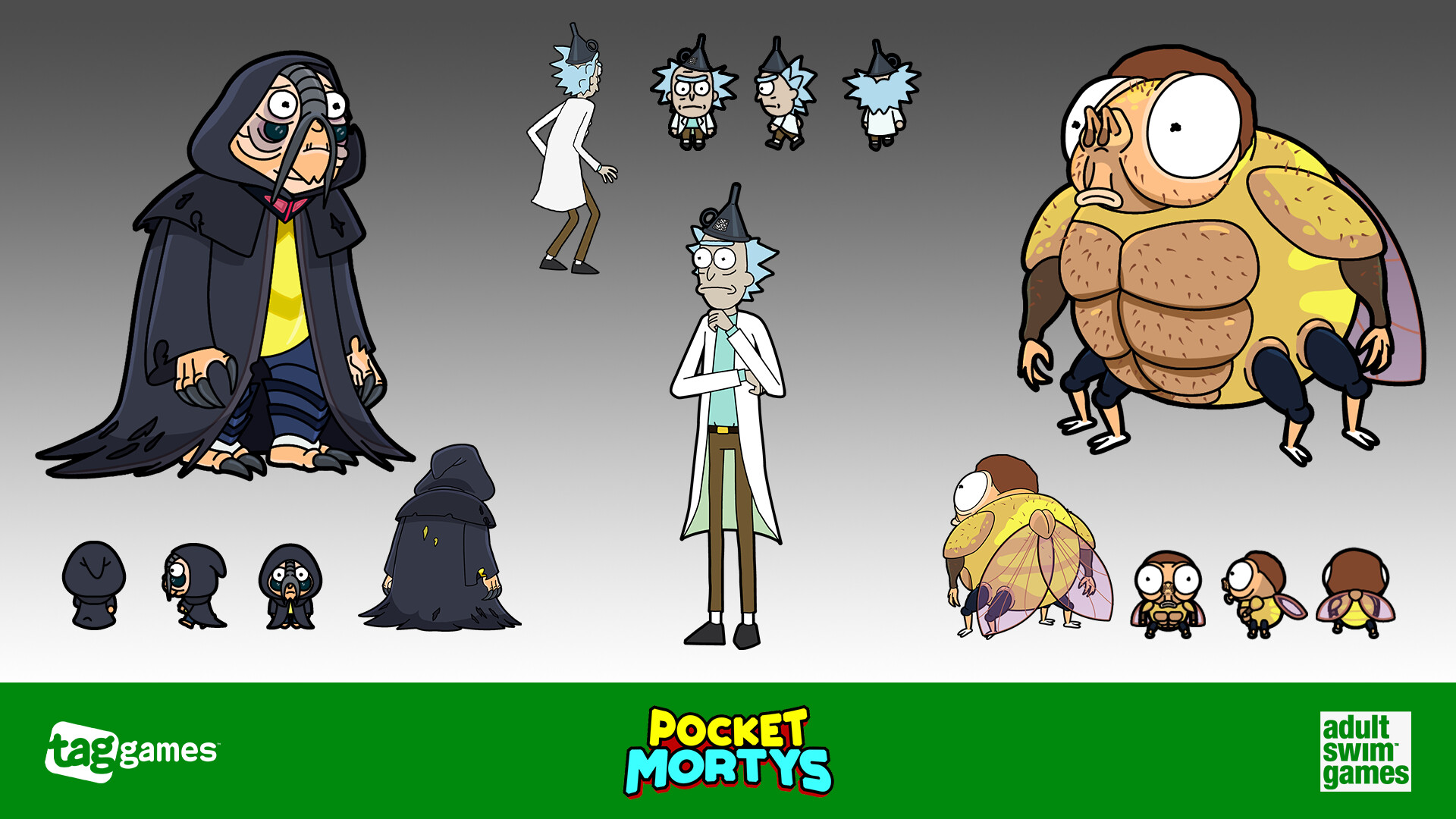Matt McEwan Pocket Mortys Rick and Morty Season 4 Characters