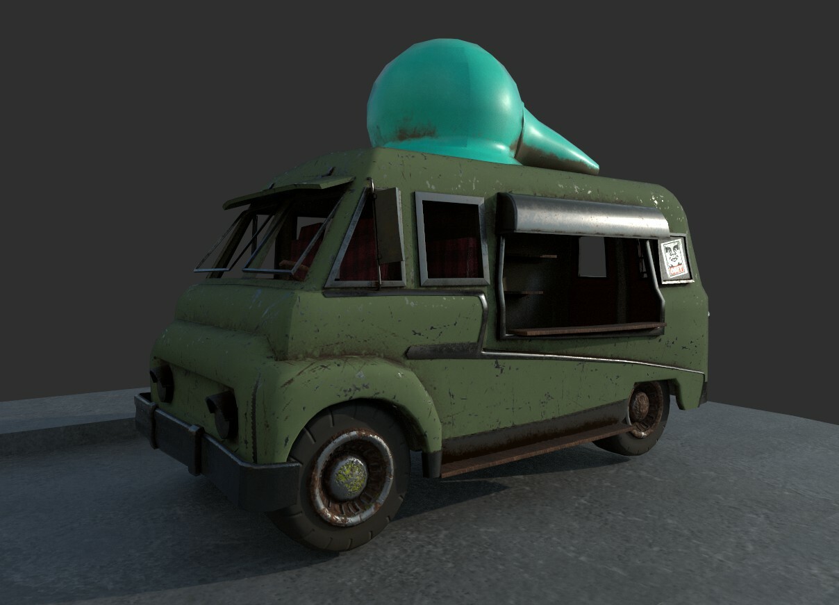 classic ice cream van