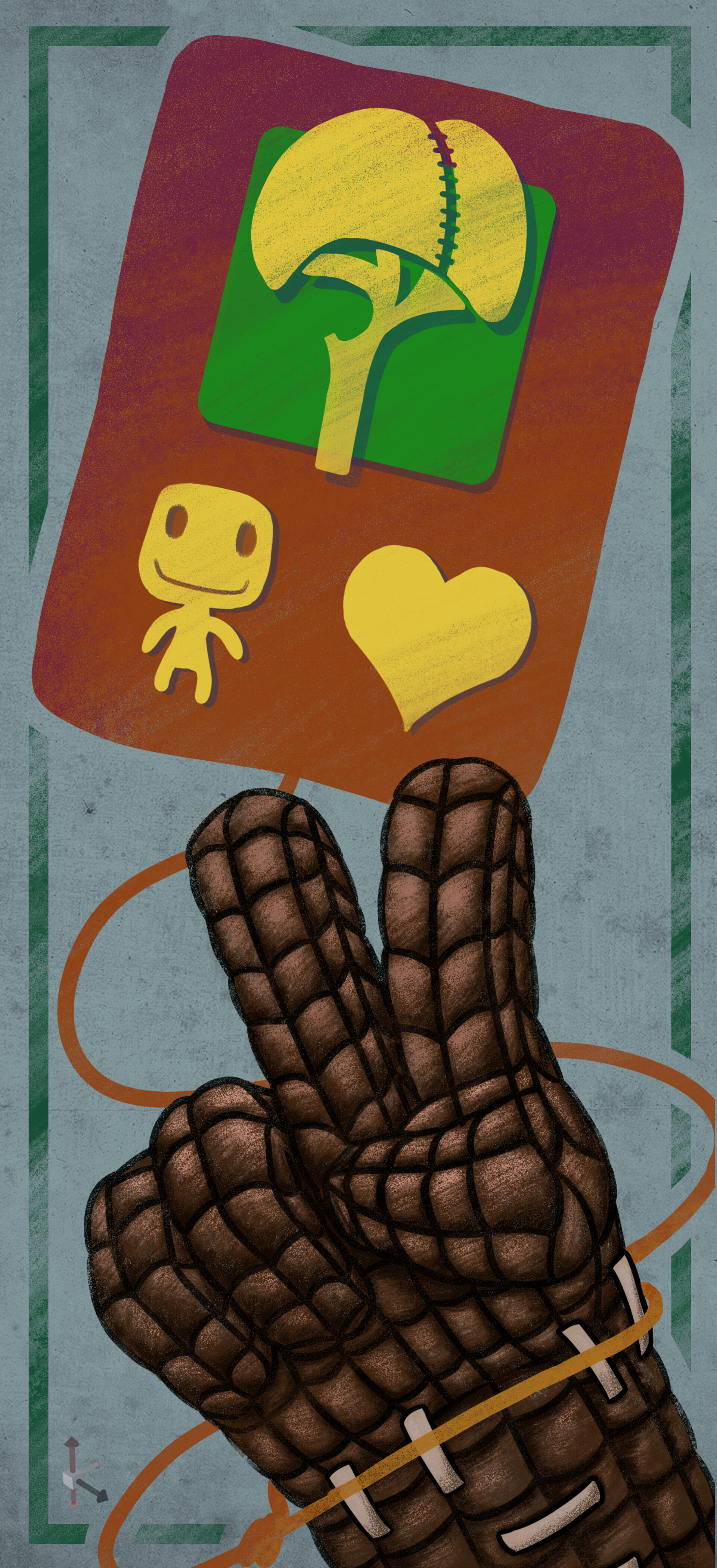 Artstation Mini Banner Sackboy Littlebigplanet Kevin Rome