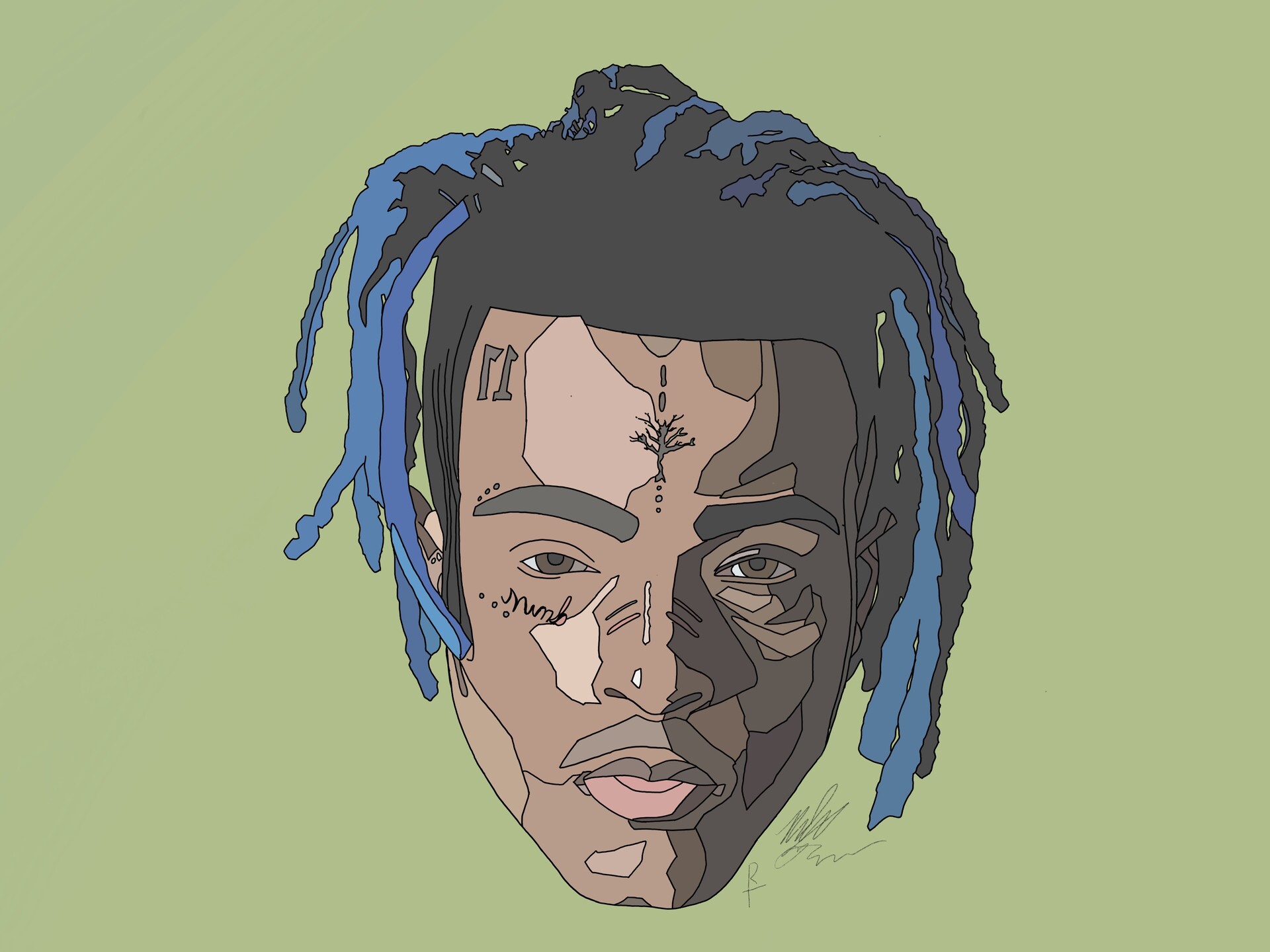 X, tribute to XXXTENTACION and his son that just turned one. 
