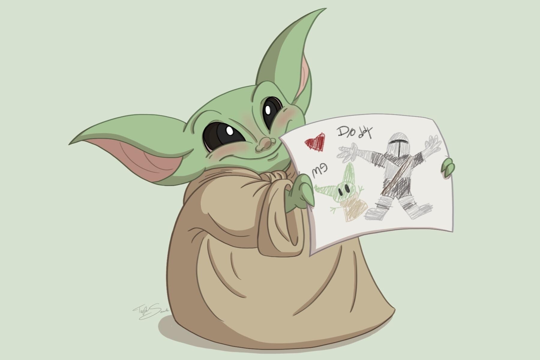 Taylor Summerlin Baby Yoda And His Picture