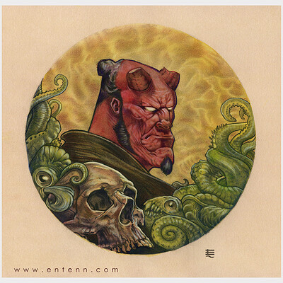 Mate jako hellboy 25thanniversary colour scan