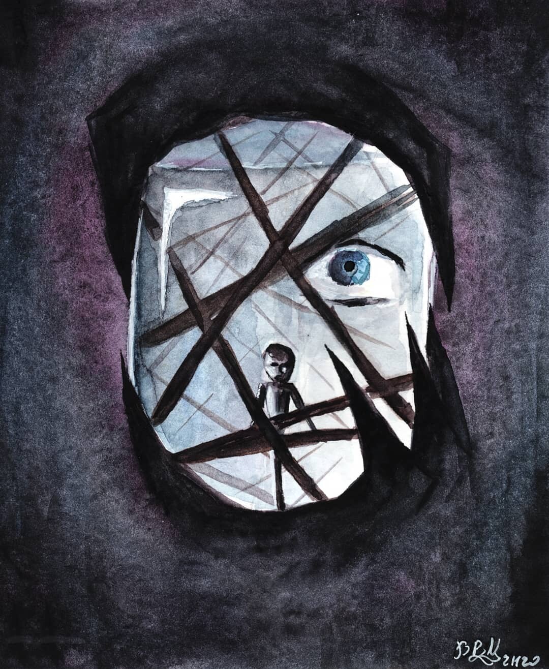 Beatrice Bibi Uberti Cover For Hybrid Theory Of Linkin Park