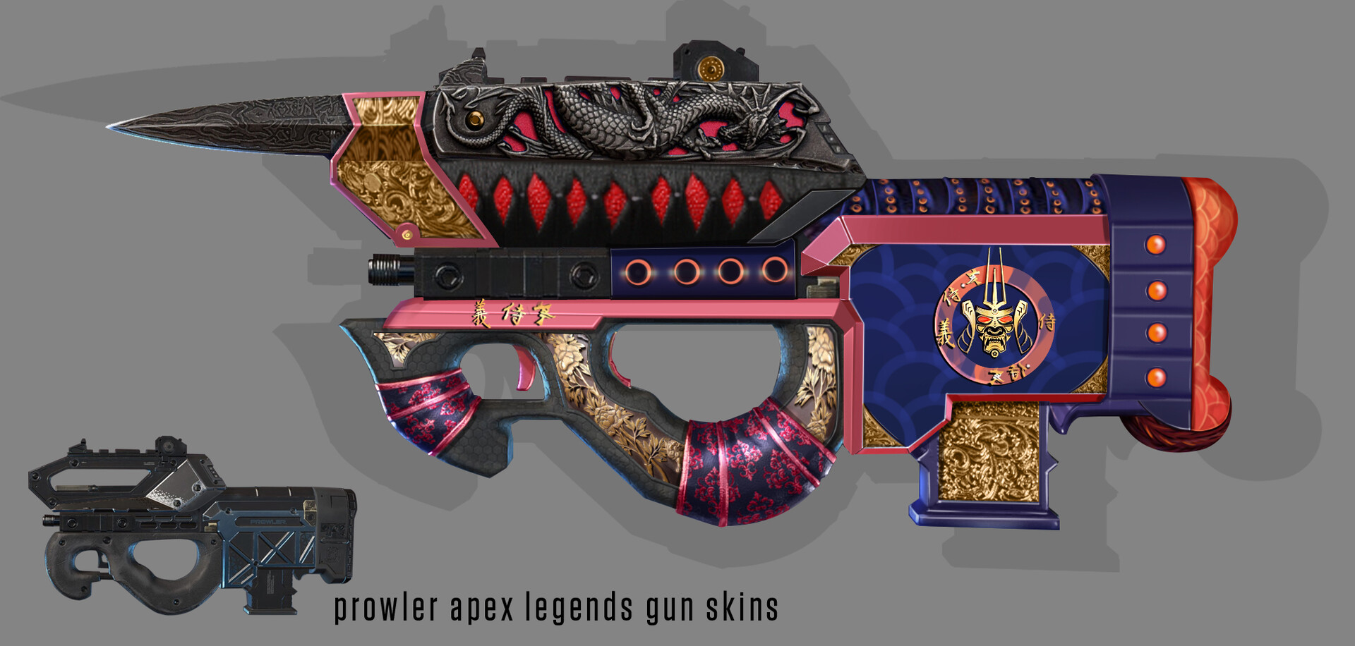 Ayush Dubey Apex Legends Gun Skins Fanart