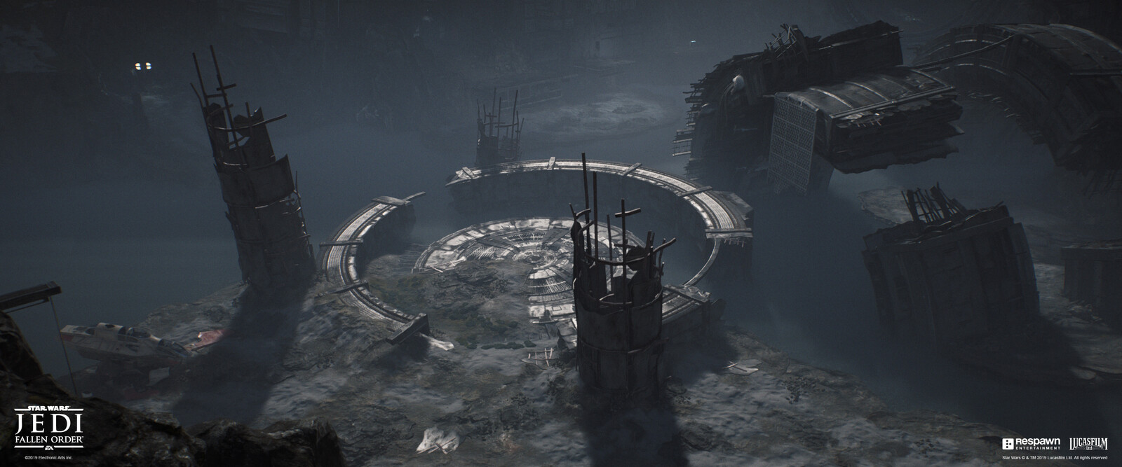 Joseph Bieschke Star Wars Jedi Fallen Order Crashed Venator