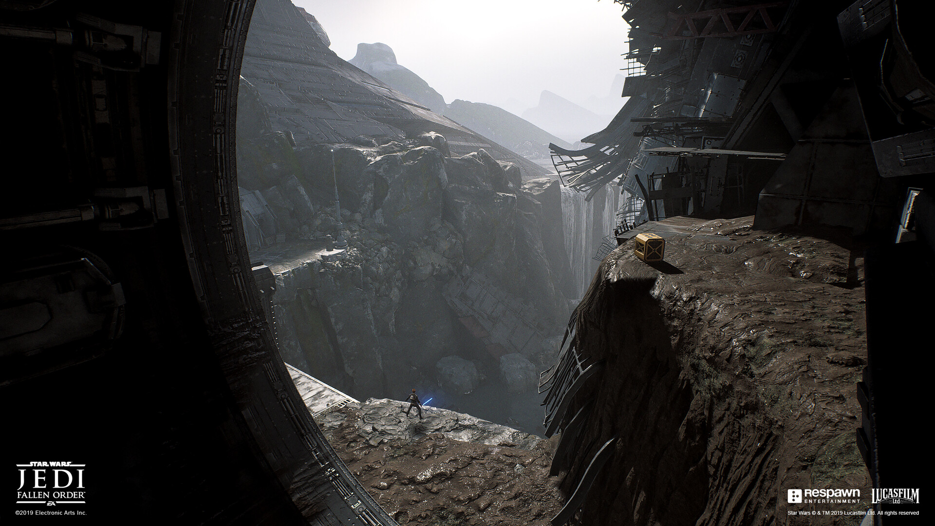 Joseph Bieschke Star Wars Jedi Fallen Order Crashed Venator