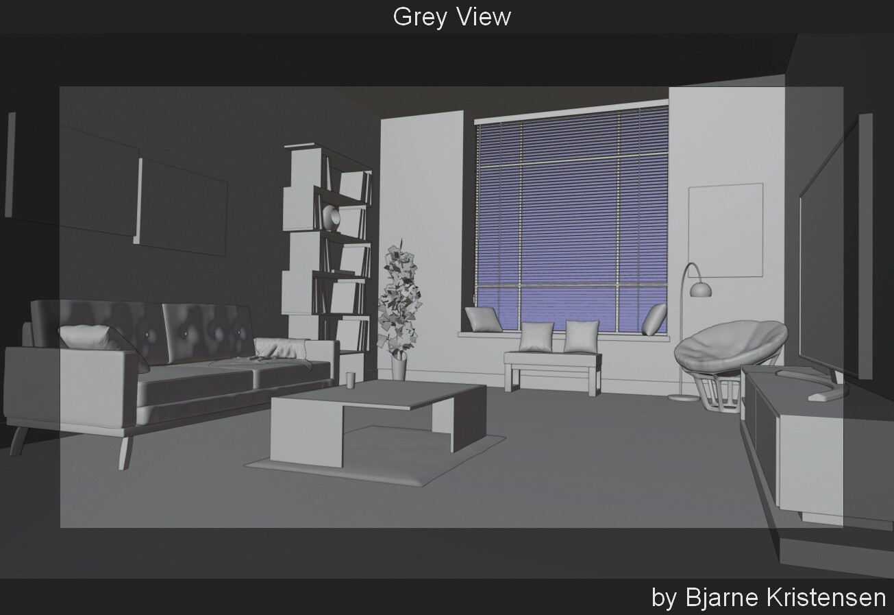 Grey Scene View