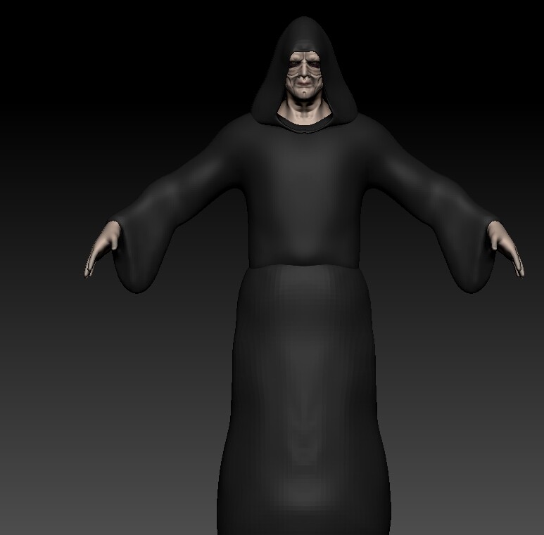Artstation Emperor Palpatine From Star Wars Tian Van Den Berg