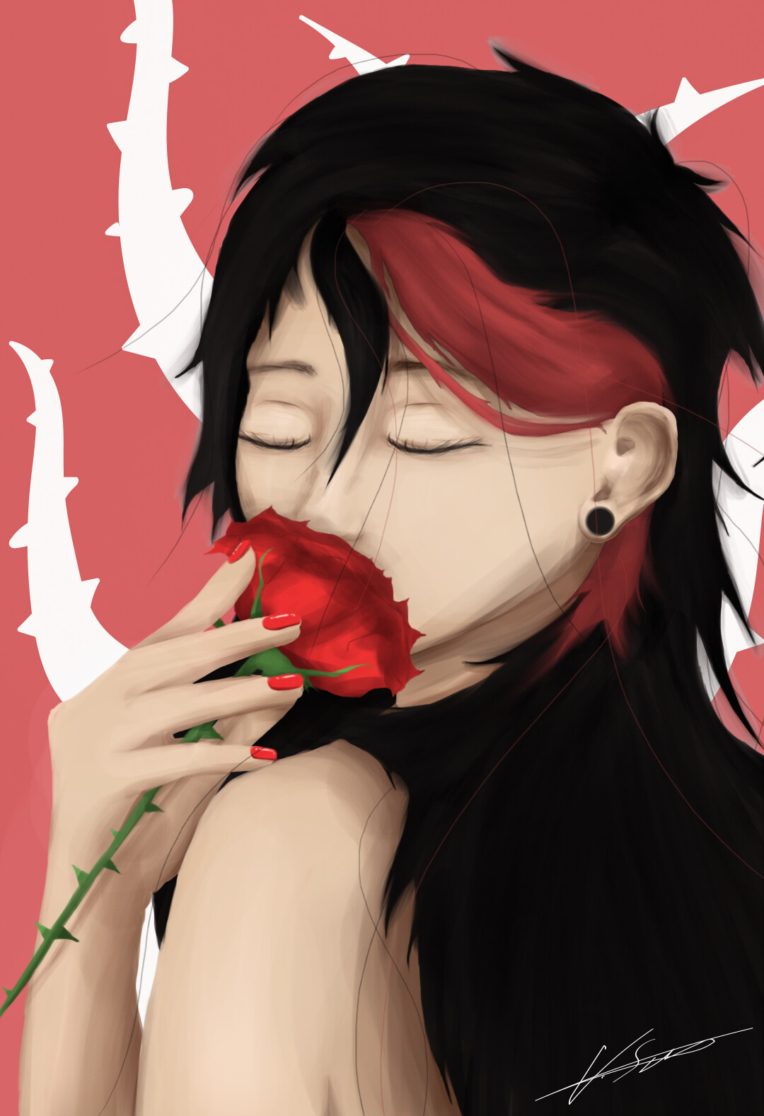 ArtStation - Rose [10 Year Challange]