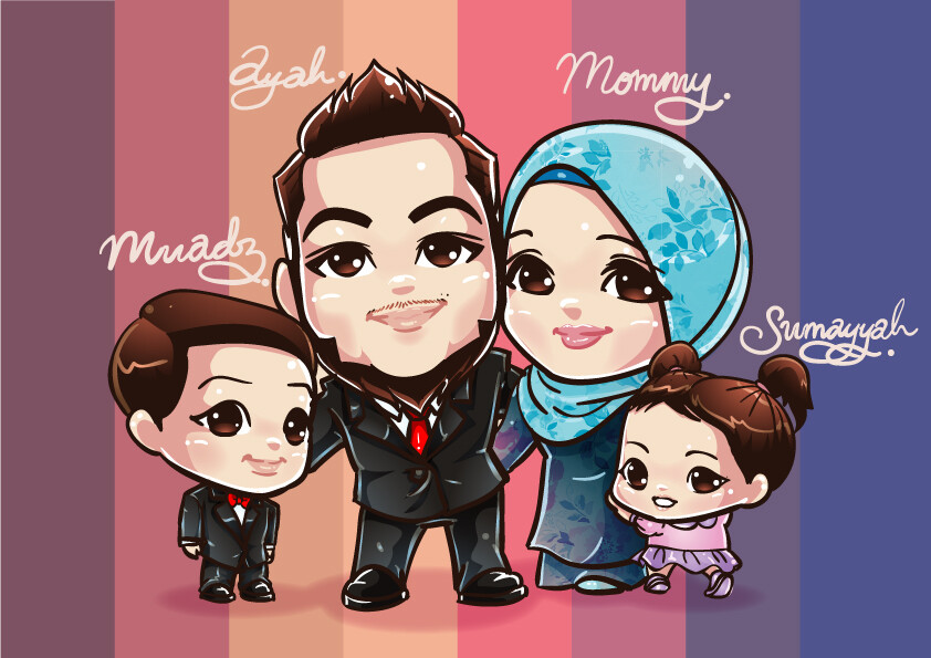 Chibi family on sale