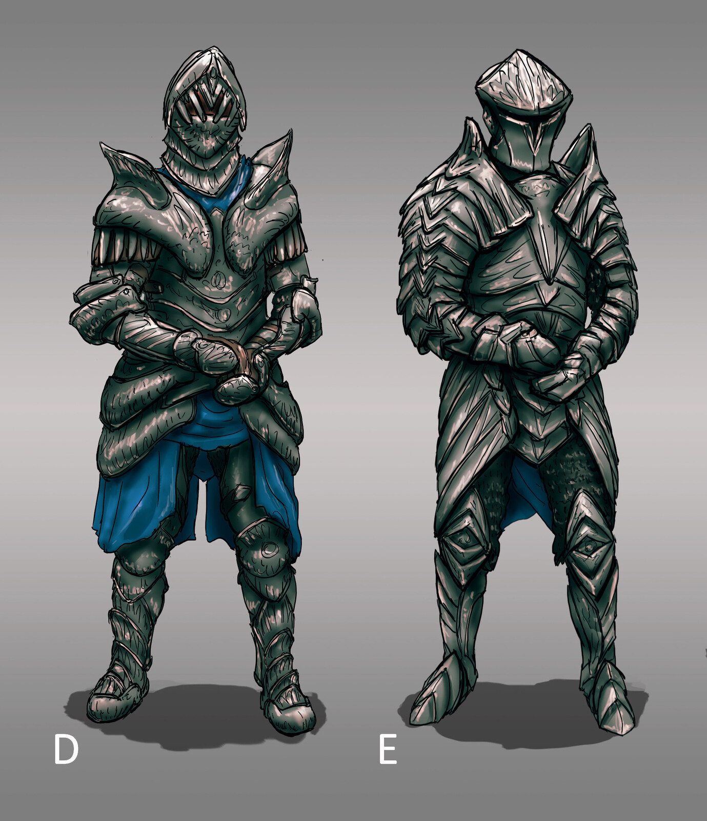 The Siege: Knight Armor Designs 02 (120min)  // Fantasy / Medieval / Props / Design
