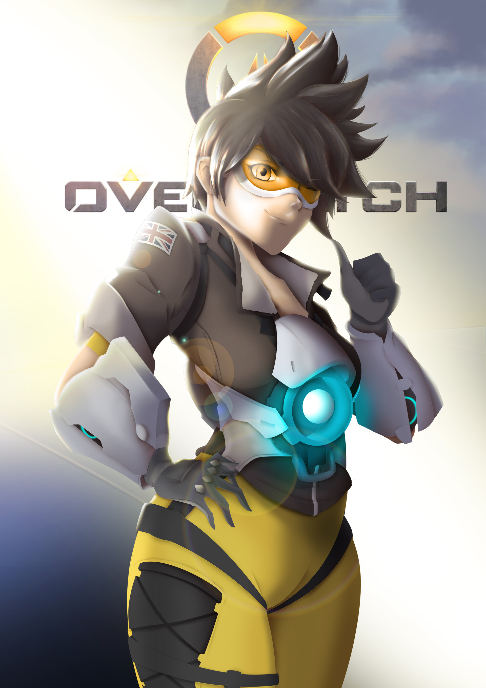 Tracer fanart overwatch by JLascano on Newgrounds