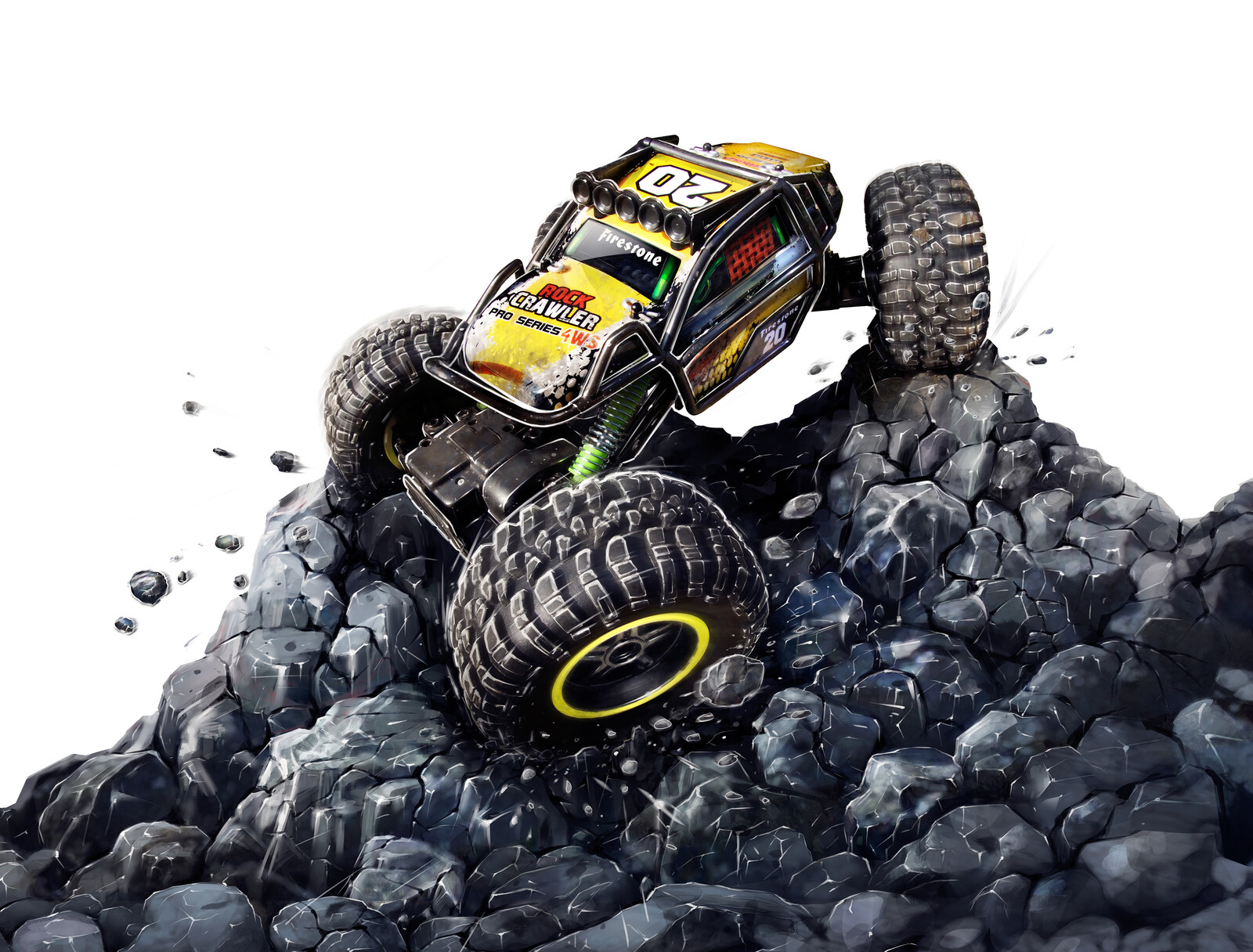 Maisto Tech Rock Crawler Pro 4WS