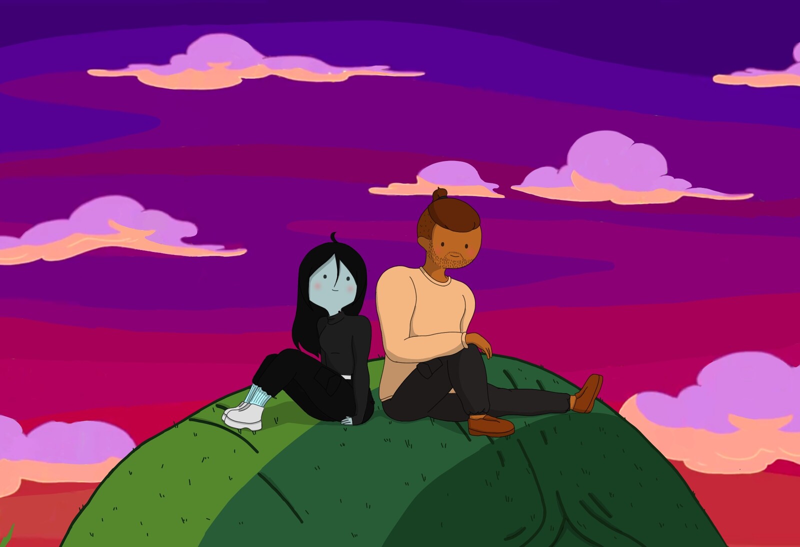Artstation Adventure Time Couple Trippy Zippy