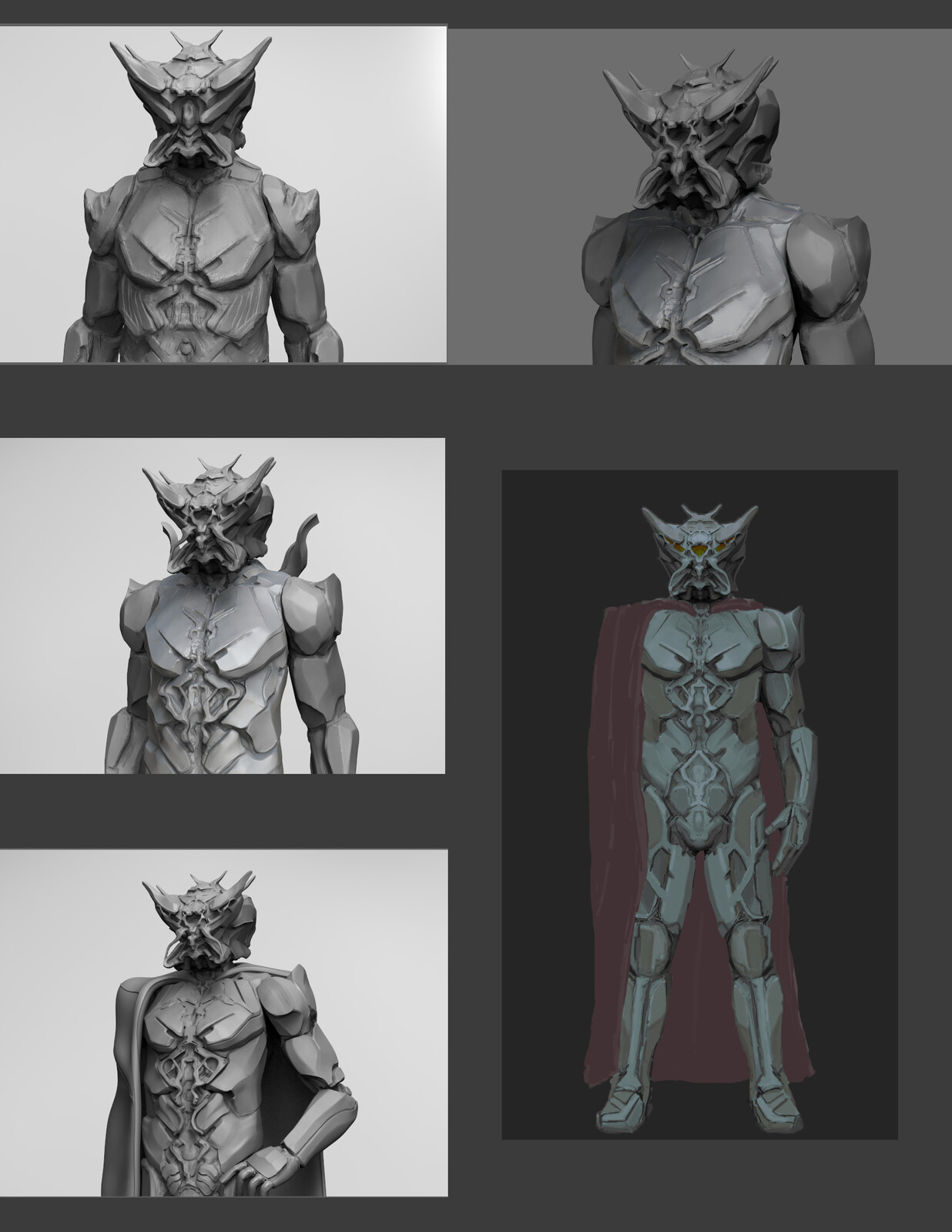 ZBrush and Paintover WIPs