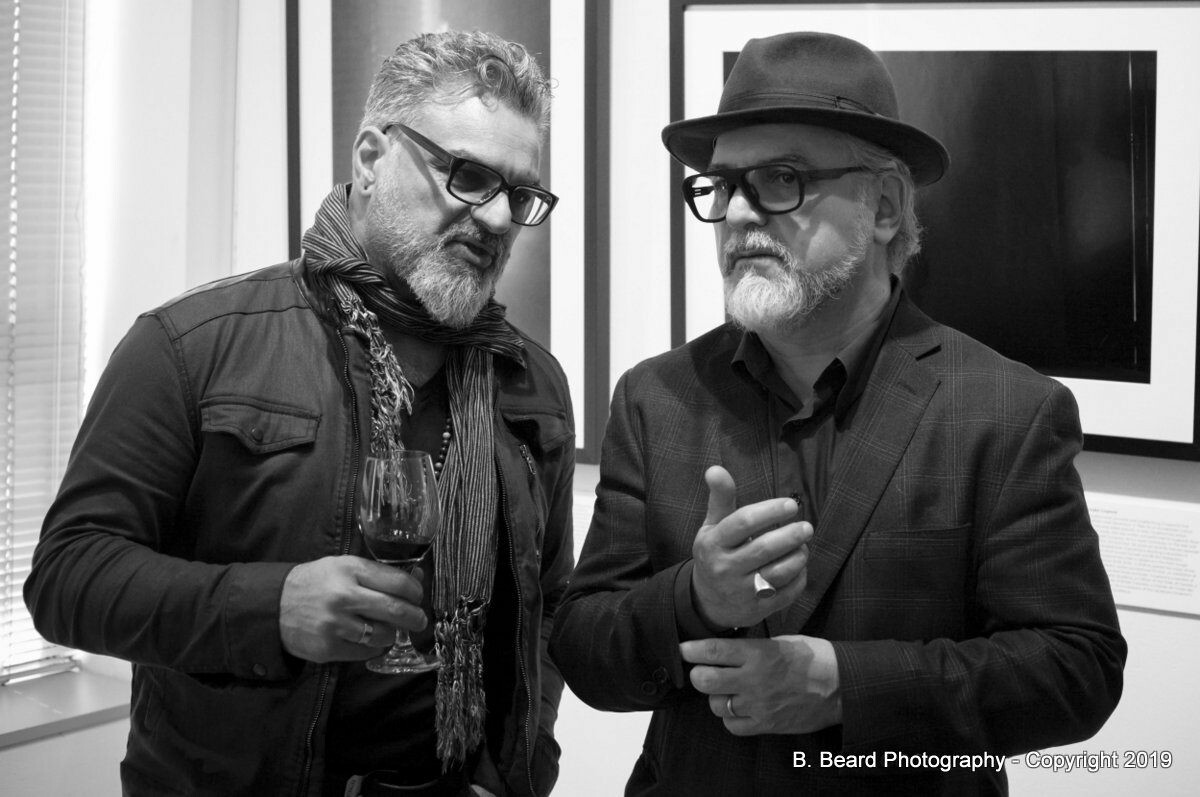 I'm with my brother Dominic at the Canadian Icons Project. The exhibit took place at the IX Gallery in Toronto, May 1 to 31 in 2019.
