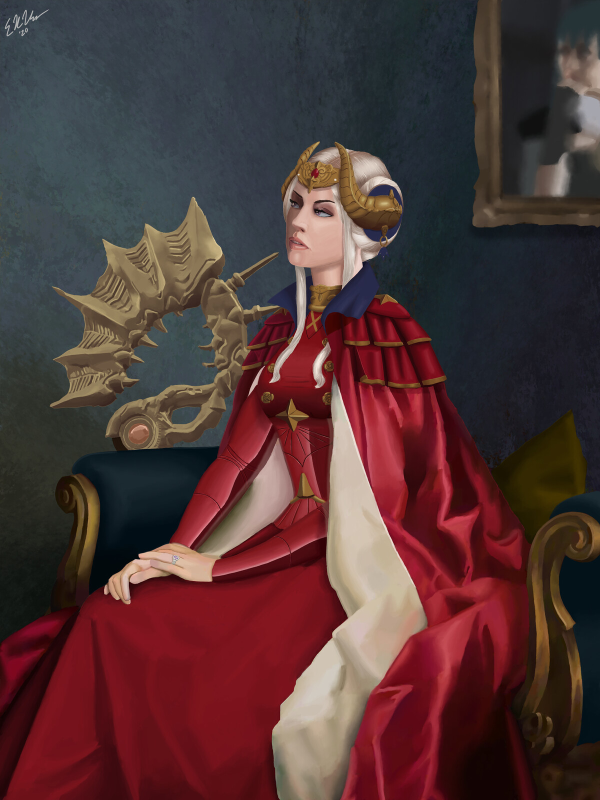 Royal Portrait of Emperor Edelgard von Hresvelg