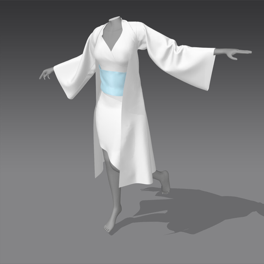 Uy Nguyễn Kimono Zbrush practice