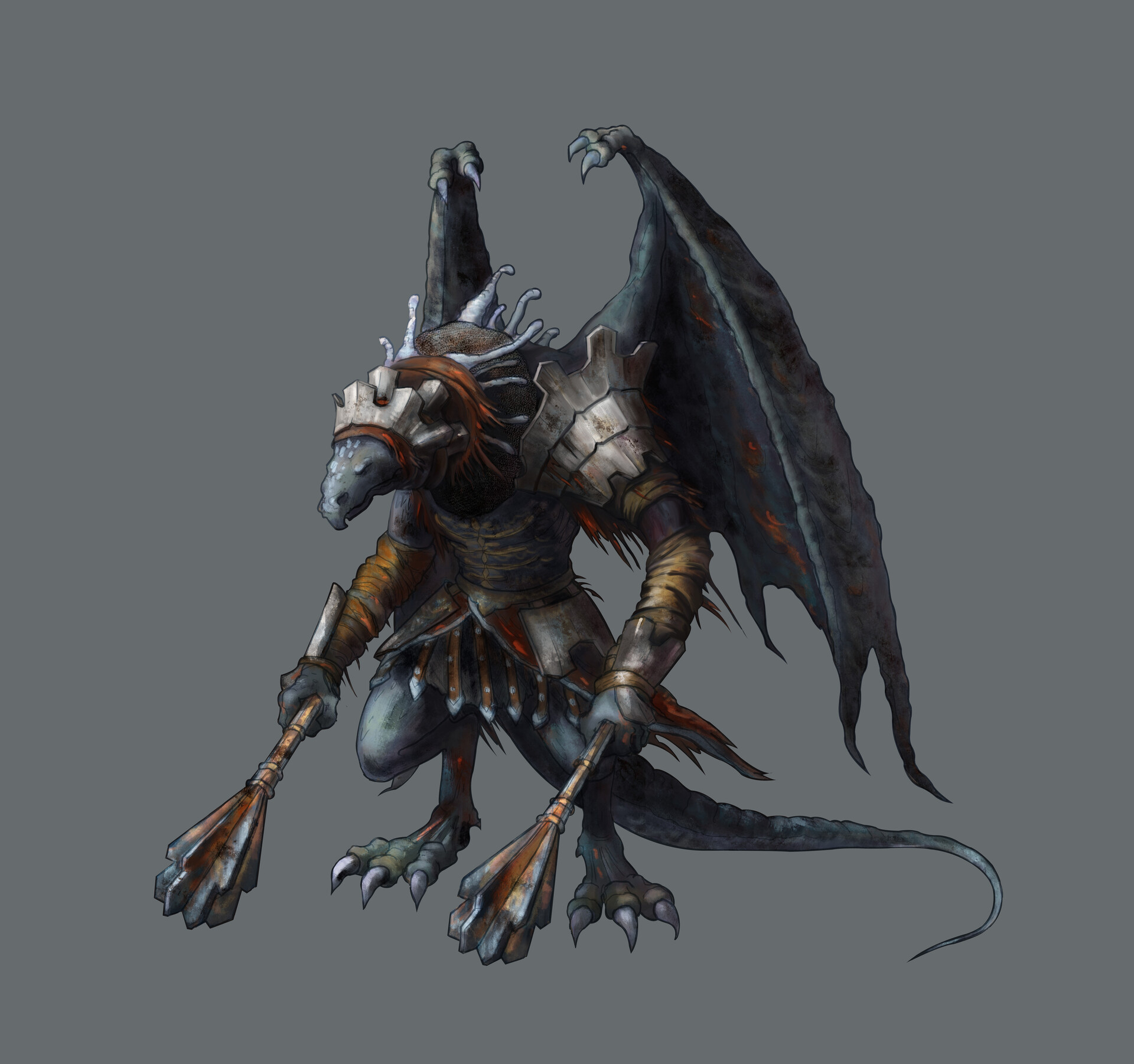 ArtStation - Драконий часовой.